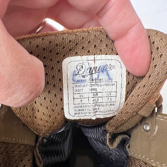 Danner Tanicus Coyote Combat Boots – Men’s 8 / Women’s 9 - Picture 12 of 15